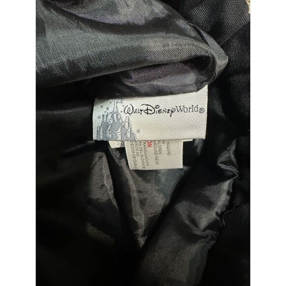 WALT DISNEY WORLD 2008 Drawstring Back Pack Tote Beach Bag Purse‎ Black Tote - Picture 3 of 3